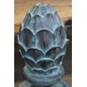 Bronze lotus flower