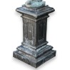 Square bronze plinth