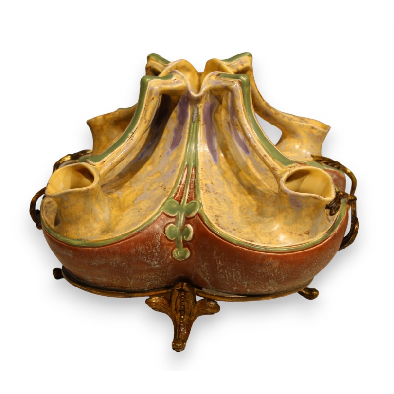 Vase en céramique par Julius Dressler JBD Austria