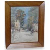 Paintings | Painting: ‘Nice les Cyclistes’. Moinat SA  – Antiques and home décor