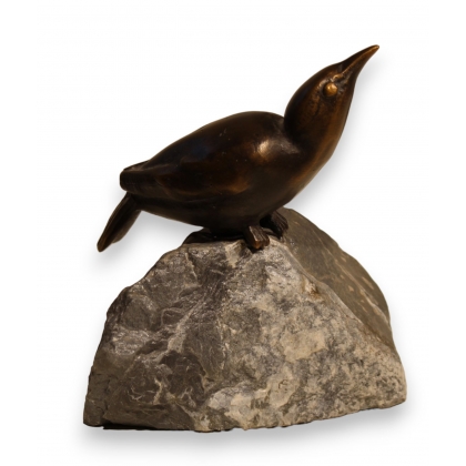 Bronze \"Sittelle\" de Charles REUSSNER