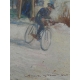 Painting "Bicycle race, Nice",