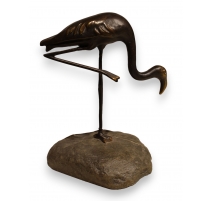 Bronze "Flamant rose" de Charles REUSSNER