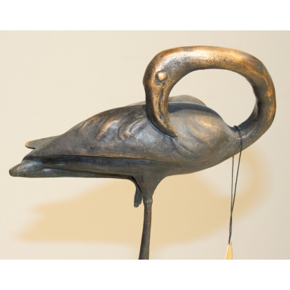 Bronze "Flamant rose" de Charles REUSSNER