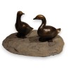 Bronze "Deux eiders" de Charles REUSSNER