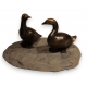 Bronze "Deux eiders" de Charles REUSSNER