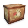 Chest covered in embroidery. At  Moinat SA  - Antiques and home décor