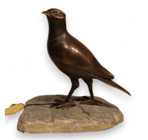 Bronze "Caille" de Charles REUSSNER