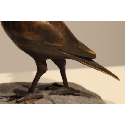 Bronze "Caille" de Charles REUSSNER