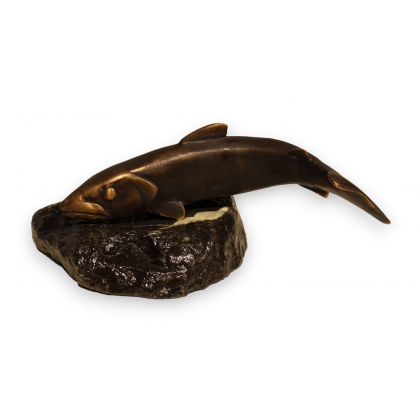 Bronze \"Truite\" de Charles REUSSNER