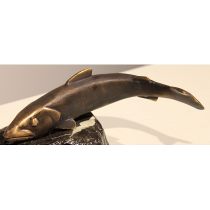 Bronze "Truite" de Charles REUSSNER