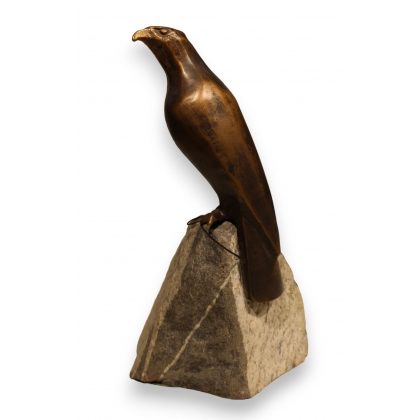 Bronze \"Epervier\" de Charles REUSSNER