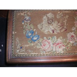 Chest covered in embroidery. At  Moinat SA  - Antiques and home décor