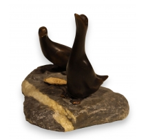 Bronze "Deux canards" de Charles REUSSNER