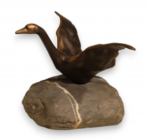 Bronze "Cygne" de Charles REUSSNER