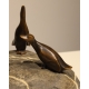 Bronze "Trois petits canards" de Charles REUSSNER