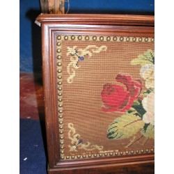 Chest covered in embroidery. At  Moinat SA  - Antiques and home décor