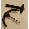 Ancre en bronze formant tire-bouchon, noire