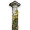 Suite de 4 colonnes en marbre de Carrare