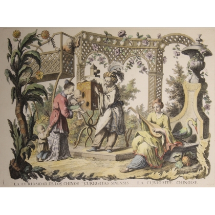 Set of 4 Chinese etchings on Moinat SA – Antiques and decorative items – Engravings, lithographs