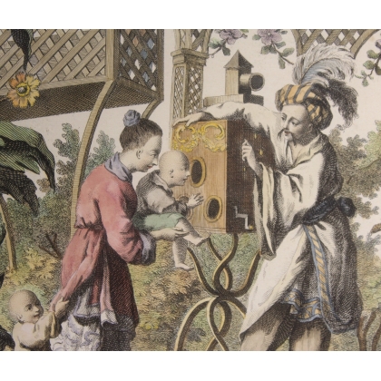Set of 4 Chinese etchings on Moinat SA – Antiques and decorative items – Engravings, lithographs