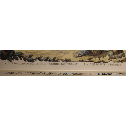 Set of 4 Chinese etchings on Moinat SA – Antiques and decorative items – Engravings, lithographs