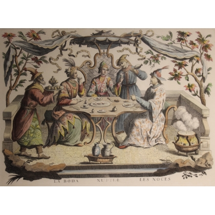 Set of 4 Chinese etchings on Moinat SA – Antiques and decorative items – Engravings, lithographs