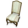 Chaise style Régence tissus Tourneville