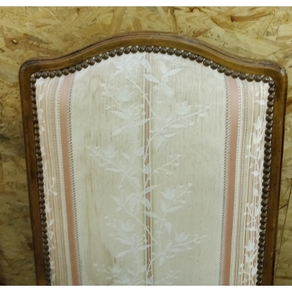 Chaise style Régence tissus Tourneville