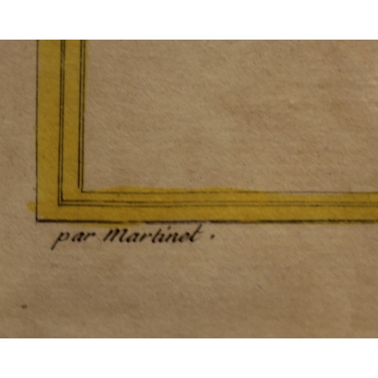 Engraving: *The Lonely Blackbird* by MARTINET