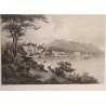 Gravure "Vue de Vevey" par JENNY