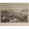 Engraving entitled ‘Lausanne’ by BLEULER
