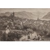 Engraving entitled ‘Lausanne’ by BLEULER