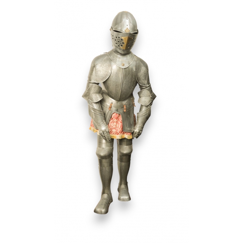 Full set of engraved iron armour, ‘Knights’