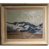 Tableau \"Monts d\'Orgeveaux\" signé L. SALZMANN