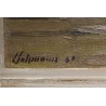 Tableau \"Monts d\'Orgeveaux\" signé L. SALZMANN