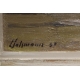 Tableau "Monts d'Orgeveaux" signé L. SALZMANN