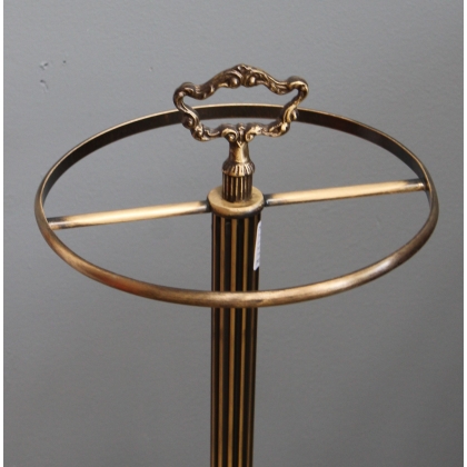 Bronze-coloured brass umbrella stand