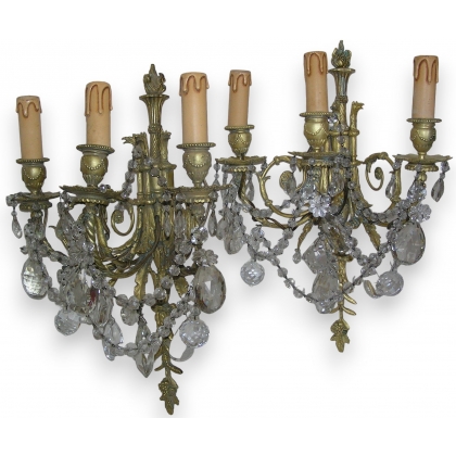  Paire d'appliques Louis XVI. sur  Moinat SA  - Antiquités décoration