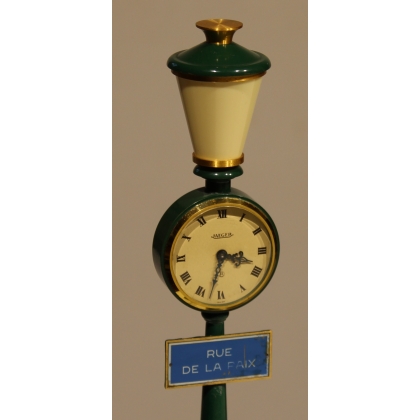 "RUE DE LA PAIX" Table Clock and Floor Lamp