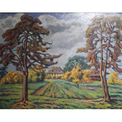 Tableau \"La Gracieuse\" signé Ric BERGER