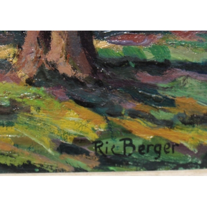 Tableau \"La Gracieuse\" signé Ric BERGER