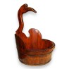 Egg basket in the shape of a crane