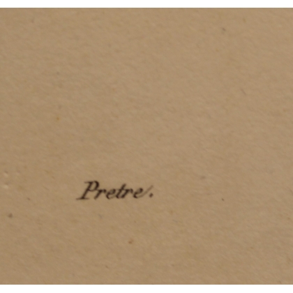 Engraving ‘Tangara’ by PRETRE