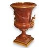 Brown marble vase with gilded bronze fittings by  Moinat SA  - Antiques and home décor
