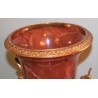 Brown marble vase with gilded bronze fittings by  Moinat SA  - Antiques and home décor