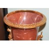 Brown marble vase with gilded bronze fittings by  Moinat SA  - Antiques and home décor