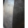 Engraved iron armour depicting St George slaying the dragon