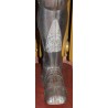 Engraved iron armour depicting St George slaying the dragon
