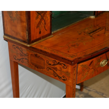 Writing desk with storage unit. by  Moinat SA  - Antiques and home décor
